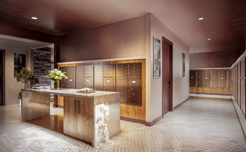 Mail Room at Link Apartments® Broad Ave, Memphis, 38112